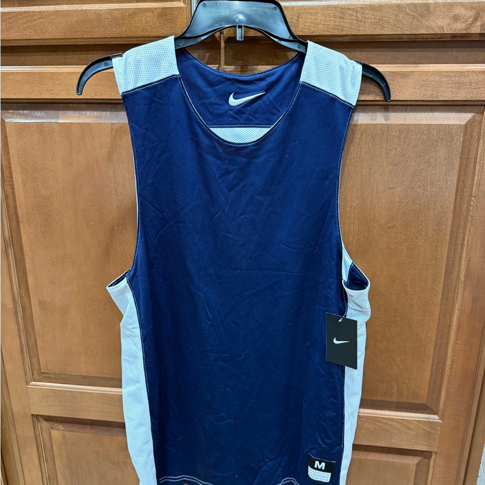 Nike Navy and Light Gray Sleeveless Top